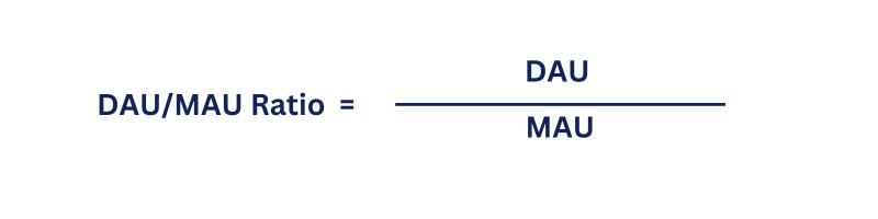 What is the DAU/MAU ratio?